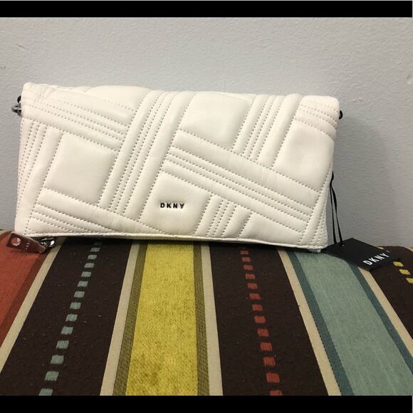 DKNY Allen fold over clutch crossbody - Picture 1 of 5